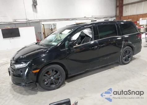 2023 Honda Odyssey Sport из США, поврежденный, VIN 5FNRL6H76PB079124